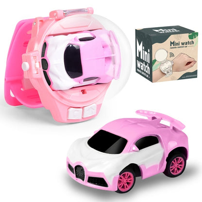 [Christmas Halloween] Small Remote-Controlled Car Watch: Electric Racing Metal Toy Gift for Children for Christmas And Halloween