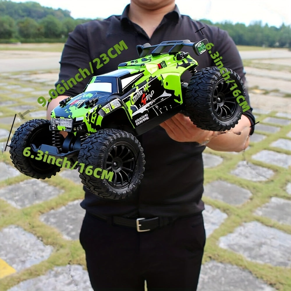 Dual Drive RC Off-Road Car for Kids 2.4GHz All-Terrain Remote Control Truck with Anti-Slip Tires – Sturdy Durable Design Boys Gift Ages 3+ Birthday Easter Christmas