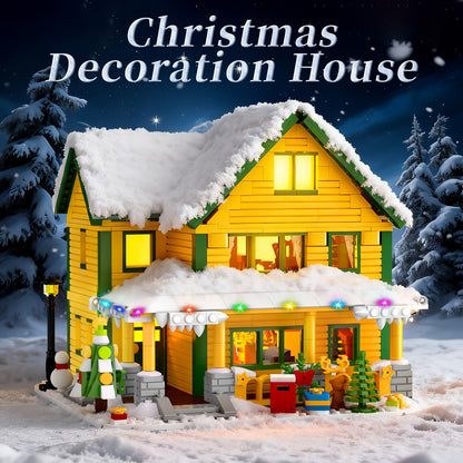 1146pcs Christmas Story Building Blocks Set, Classic Movie-Style Large Christmas House Model with Character Figures & Exquisite Interior, Suitable for Family & Family Interaction, Desktop Decoration & Collection, Safe High-Quality ABS Material
