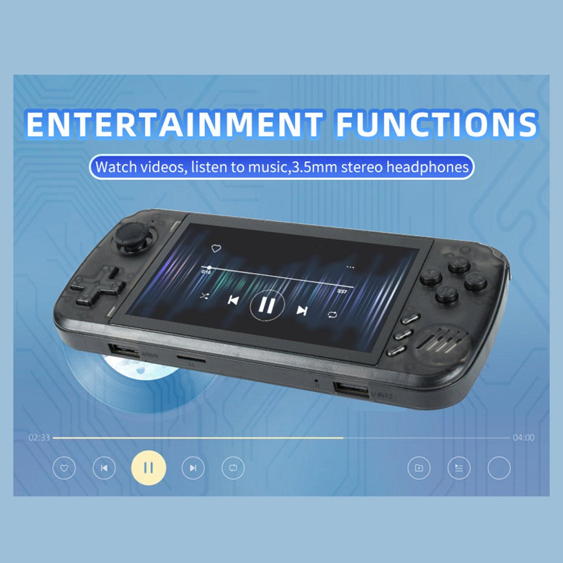Handheld Game Console Powkiddy X39 PRO – 4.5" IPS 5600 Games HDMI Dual Player