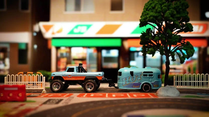 Mini RC Car 1:64 Scale Alloy Remote Control Off-Road Truck with Shock Absorbers – Boys Gift Birthday Christmas Halloween (Dark Gray/Teal/Blue/Mixed)