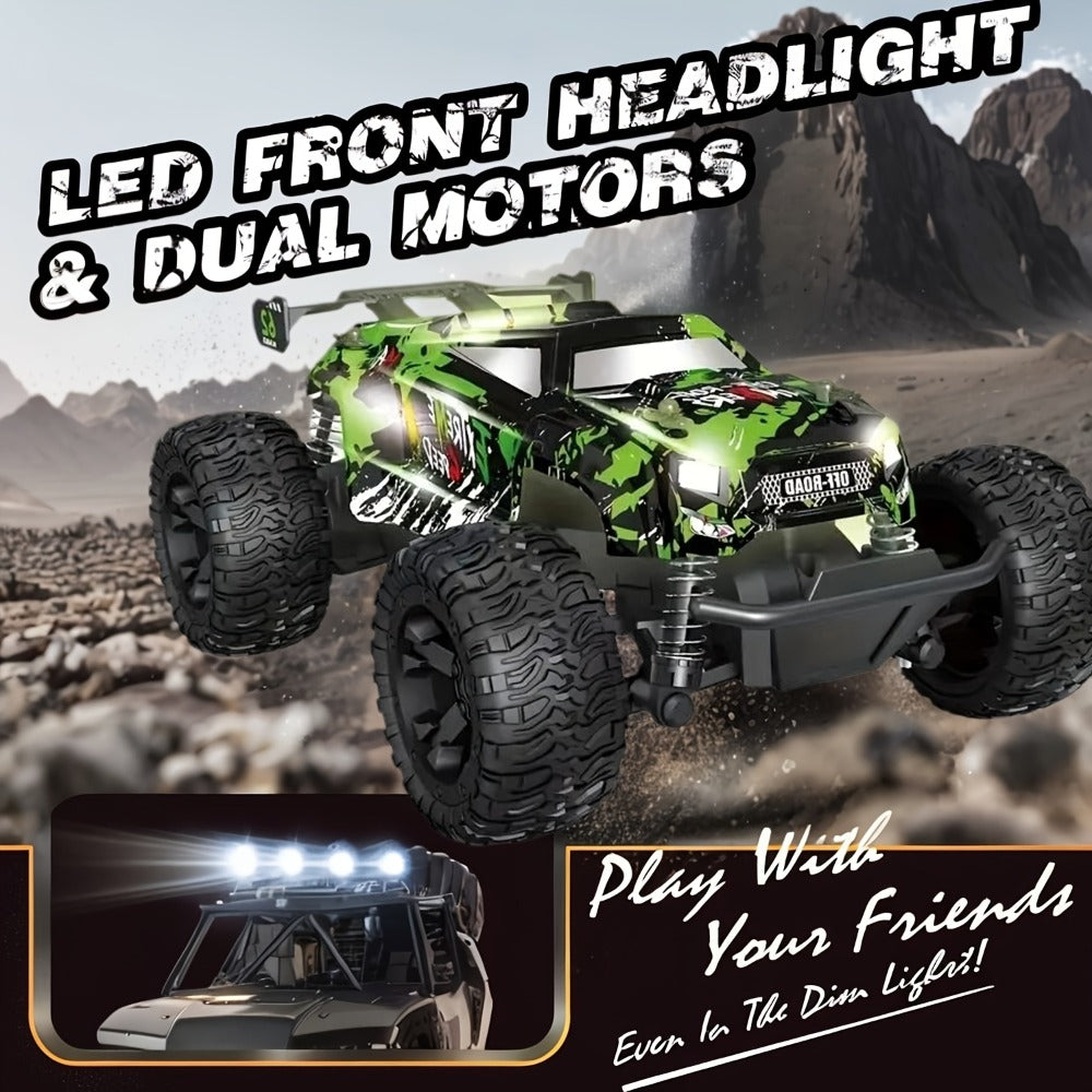 RC Off-Road Toy Car for Kids 2.4GHz Remote Control All-Terrain Truck – Durable Alloy Body, Safe Design, Boys Gift Ages 3+ Birthday Easter