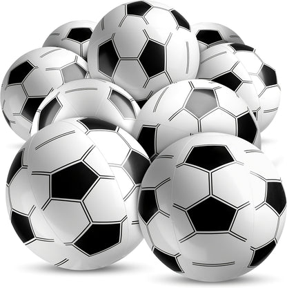 12 Outdoor Inflatable Soccer Balls, Suitable for Pool Parties, Beach Soccer, And Competitive Football