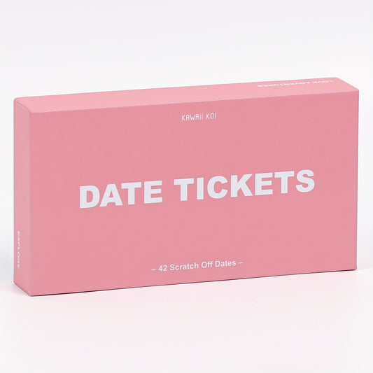 42 Scratch - Off Card Games for Date Nights - Fun Romantic Ideas with 3 Colors Of Date Tickets, Ideal for Boyfriend, Girlfriend, Wife, Husband, Perfect Couple Gifts for Birthday, Anniversaries, Valentine's Day & Wedding Gift for Couples