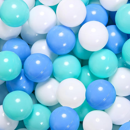 Ball Pit Balls 100/200 Pcs for Babies Toddlers Non-Toxic PE Colorful Ocean Play Balls for Ball Pit Pool Hand Foot Coordination Sensory Toy Birthday Gift Boys Girls
