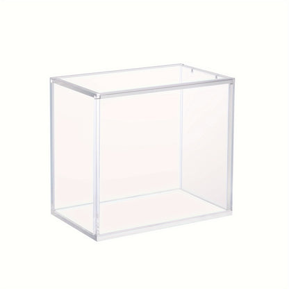 Acrylic Booster Box Display Case with Magnetic Lid – Thick 5mm Clear Protective Storage for Pokemon TCG Card Collectors, 3/4/6 Pack, 5.8"x3.5"x5.3"