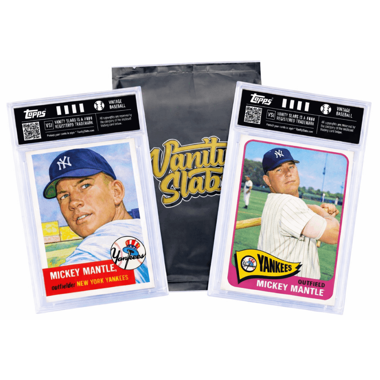 TOPPS Vintage Baseball Mystery Single Slab – Discover a Baseball Card 50 to 100 Years Old | Perfect Gift for Kids & Collectors of all Ages