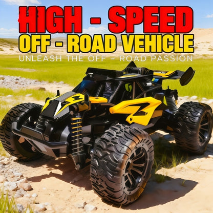 RC Off-Road Car with LED Lights for Kids – High Speed All-Terrain Remote Control Buggy & Off-Road Vehicle, Colorful Light-Up RC Truck for Boys & Girls, Best Birthday Gift