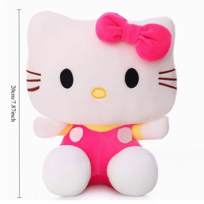 Kawaii Hello Kitty Plush Toy Set 3pcs — Sanrio Licensed Soft Stuffed Animals, Cute Gift Bundle for Girls Teens, Birthday Holiday Party Decoration, Hello Kitty Collector Gift