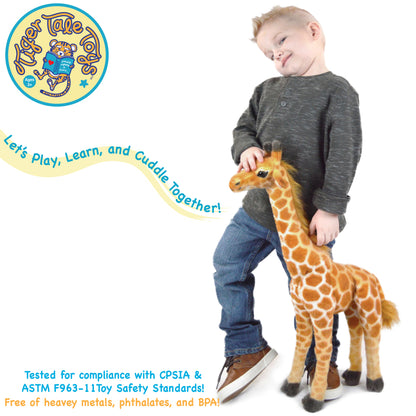 Jocelyn The Giraffe - 22 Inch Stuffed Animal Plush - by TigerHart Toys