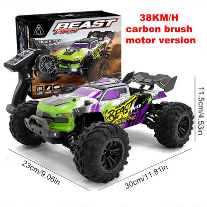 Brushless High-speed Off-road Vehicle, 70KM/ H, Carbon Brush Motor 40KM/ H, 1:16 High-speed Off-road Vehicle, Suitable as a Christmas Birthday Gift