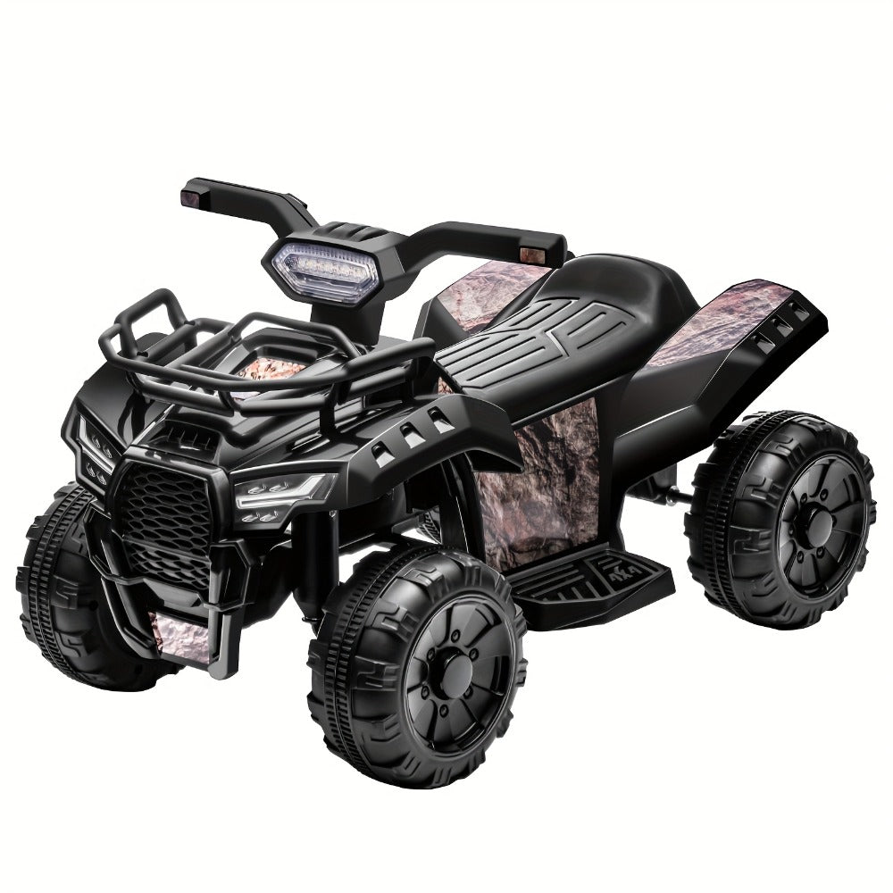 6V Kids Ride On ATV 4-Wheeler Quad Electric Toy Car for Toddlers 18-36 Months Boys Girls Best Birthday Gift with Treaded Tires Push Button Go