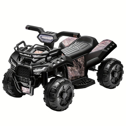 6V Kids Ride On ATV 4-Wheeler Quad Electric Toy Car for Toddlers 18-36 Months Boys Girls Best Birthday Gift with Treaded Tires Push Button Go