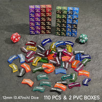 #D Dices Set +Keyword Counters