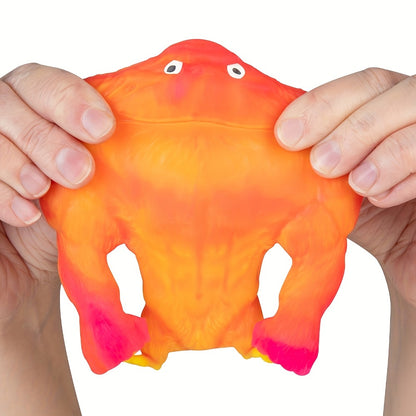 Stretchy Gorilla Fidget Toy Squeeze Monkey – Sensory Stress Relief Squishy Monkey with PVA Sponge Fill, Kids Party Favor Gift for Christmas Halloween Easter Basket Stuffers