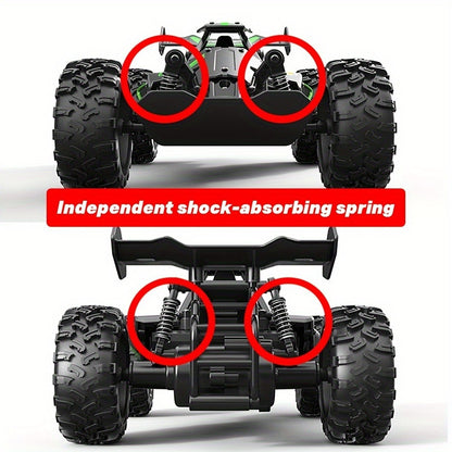 RC SUV Car 1:18 Scale 15KM/H 2.4GHz for Kids Teens Adults – Off-Road Remote Control SUV Anti-Collision System USB Rechargeable Large All-Terrain Tires Indoor Outdoor Birthday Christmas Gift