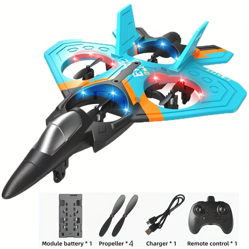 1pc Rechargeable Drone - Airplanes & Jets with Height Hold, Remote Control, Ideal for Beginner, Indoor And Outdoor Toy Gift