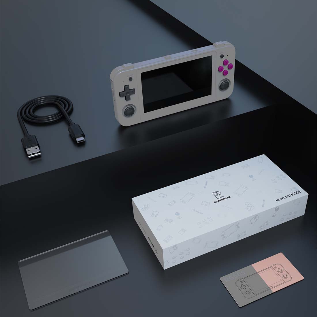 Retro Handheld Game Console Anbernic RG505 - Android 12 OLED Portable Gaming Handheld 5000mAh