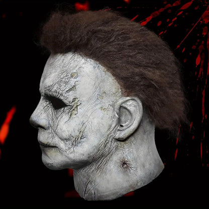 Scary Halloween Mask for Adults – Original Realistic Horror Full Face Mask for Cosplay, Prom, Haunted House & Halloween Party Costume, Maximum Scare Factor, Great Horror Gift