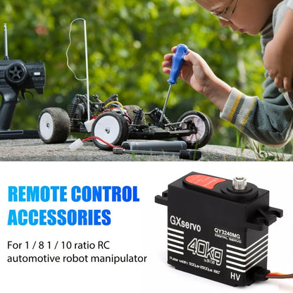 High Torque Digital Servo 88.18LB 180° Metal Gear – 25T Servo Arm for 1/8 1/10 RC Cars & Robots, Precision Steering Gear Upgrade, RC Enthusiast Replacement Part & Robotics Accessory