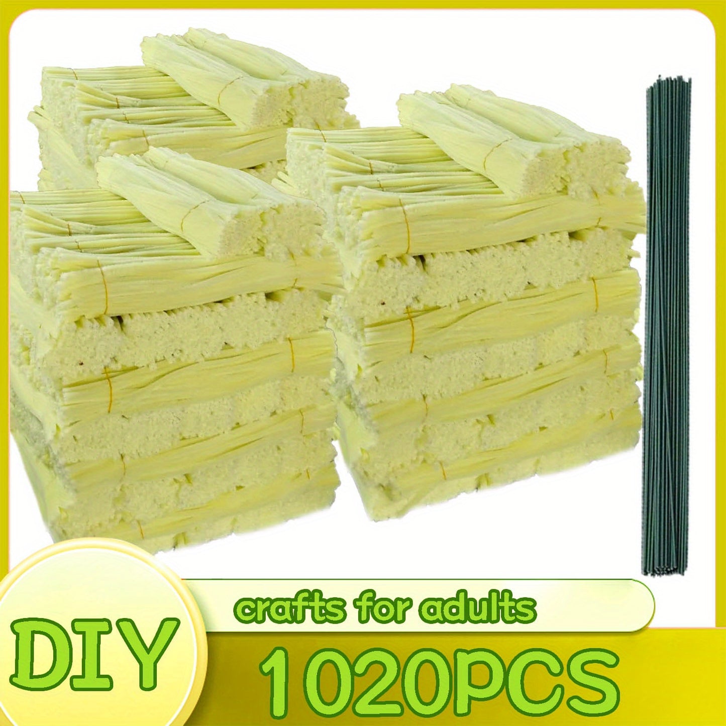 There Are 1020 Solid Color Twist Sticks with Patterned Rods Available in 20 Different Colors. They Feature Upgraded, Thicker Fuzzy Strips, with Ample Quantity Suitable for Various Projects, Crafts, And Are Ideal for Beginners.