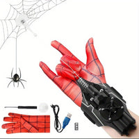 launcher, suction cup, gloves