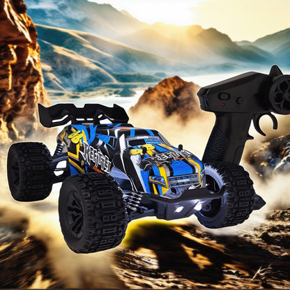 4x4 RC Monster Truck for Adults & Kids – High Speed All-Terrain Remote Control Off-Road Vehicle, 4WD Racing Truck for Boys & Racing Enthusiasts, Birthday Christmas Holiday Gift (Red)