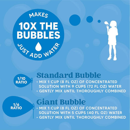JOYFY 32oz Bubble Solution Refills, Bubble Concentrated Solution Suitable for Bubble Machines, Blowers, Wands, Blowers, Easter Party Packs, Party Activities, Suitable for Parks, Weddings