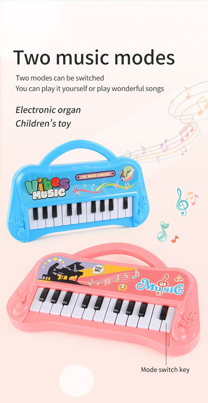 1pc, 13-Key Kids Piano Keyboard, Portable Electronic Music Toy For, Educational Birthday & Christmas Gift for Boys And Girls, Halloween Party Favors
