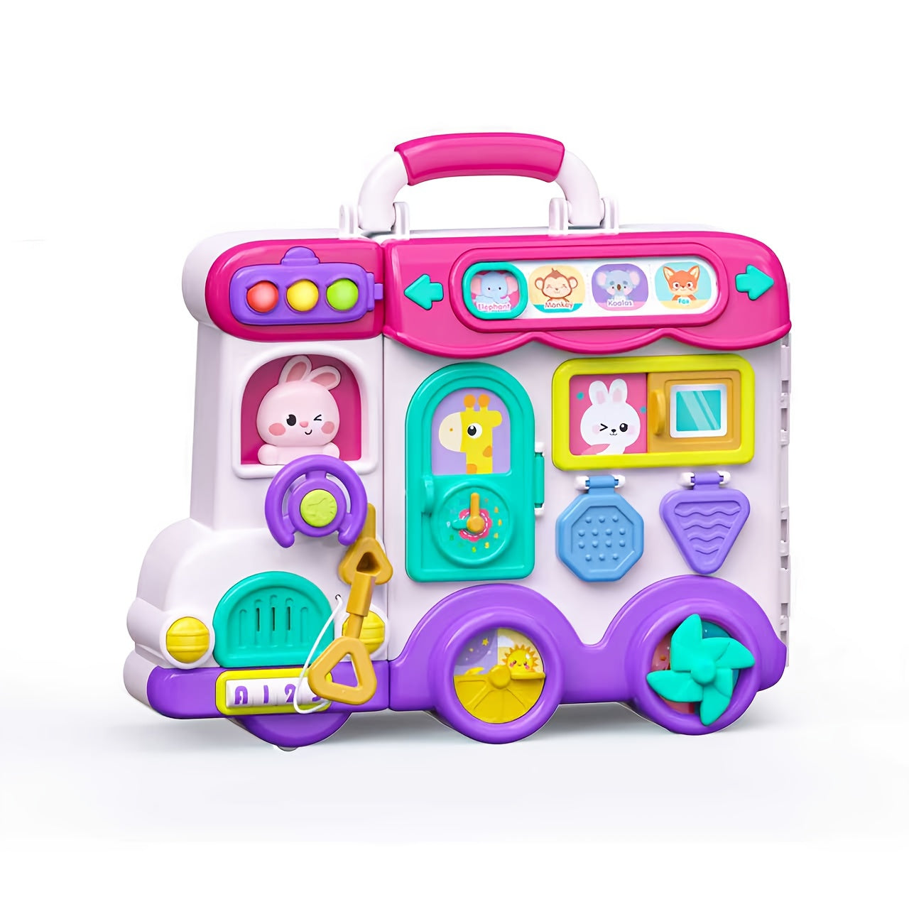 Toddler Toys for 18months Baby Toys, Musical Baby Busy Board, Early Educational Toy for Toddlers, Motor Skills Developmental Toy for 18months, Birthday Gift for Baby