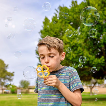18pcs Giant Bubble Wands Set Bulk, Large Bubble Maker with Tray & Solution, Summer Outdoor Kids Toys, Perfect for Easter Party Favors, Birthday Gifts & Outdoor Game Activities