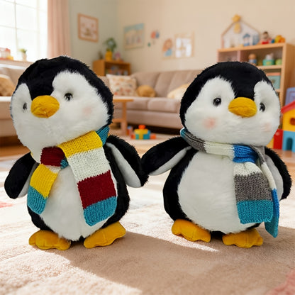 Cute Scarf Penguin Plush Toy, Soft Penguin Plush Toy, Desktop Sofa Doll, Birthday Valentine'S Day Thanksgiving Christmas Gift, 1pc