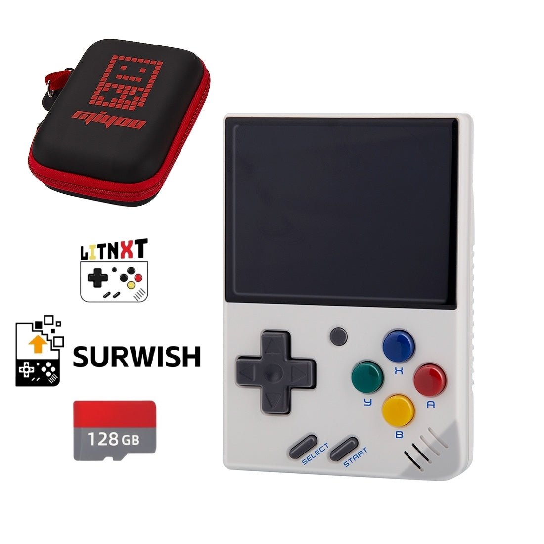 Handheld Game Console Miyoo Mini V4 Retro Gaming Pocket 2.8-inch IPS Onion OS Emulator