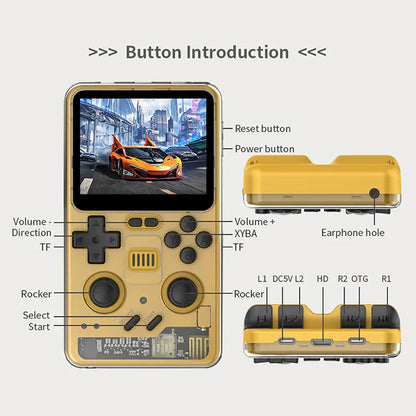 Handheld Game Console Powkiddy RGB20 Pro Retro Gaming 3.2-inch IPS 1024x768 Emulator