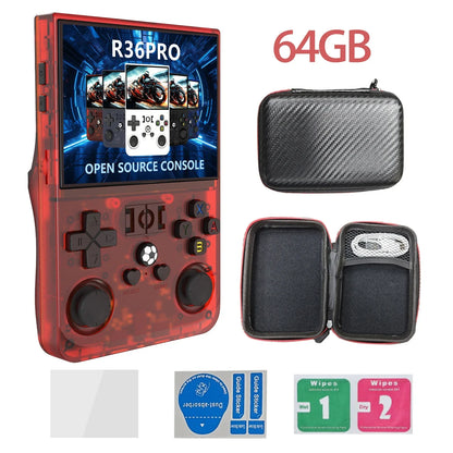 Handheld Game Console R36PRO – Hall Effect Joystick 30+ Emulators 4000mAh