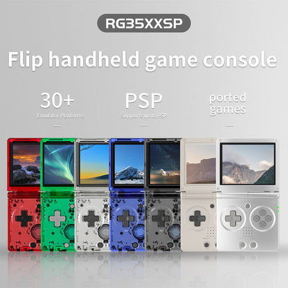 Retro Handheld Game Console Anbernic RG35XXSP - Linux Flip Clamshell IPS HDMI Portable Gaming Handheld 3300mAh