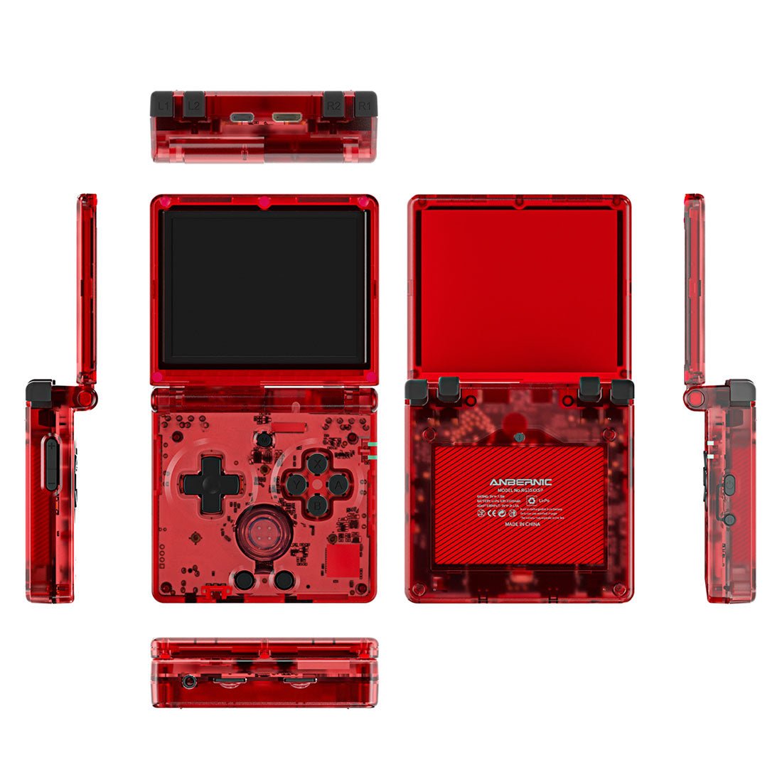 Retro Handheld Game Console Anbernic RG35XXSP - Linux Flip Clamshell IPS HDMI Portable Gaming Handheld 3300mAh