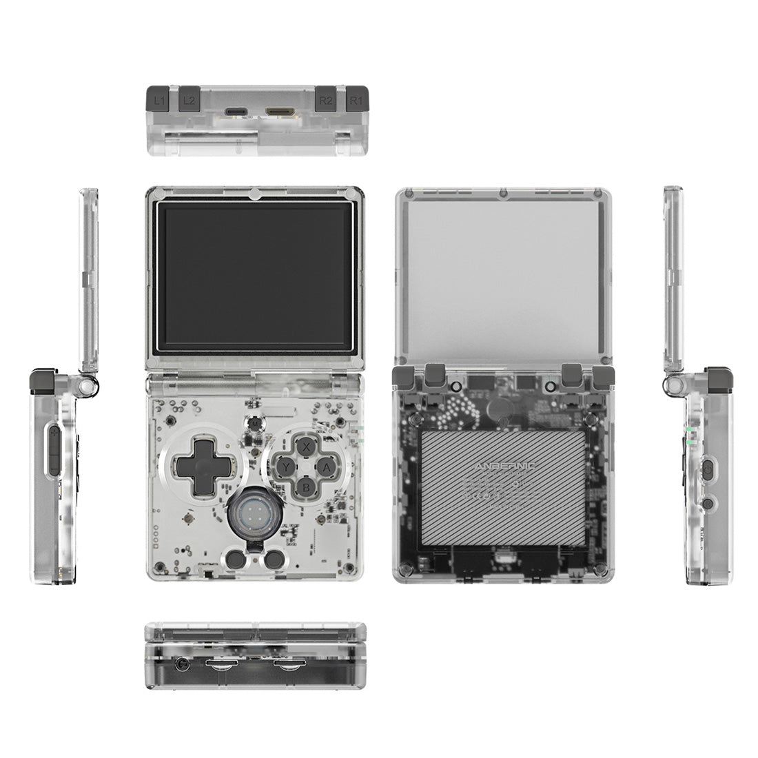 Retro Handheld Game Console Anbernic RG35XXSP - Linux Flip Clamshell IPS HDMI Portable Gaming Handheld 3300mAh