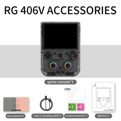 Retro Handheld Game Console Anbernic RG406V - Android 13 Vertical IPS RGB Portable Gaming Handheld 5500mAh