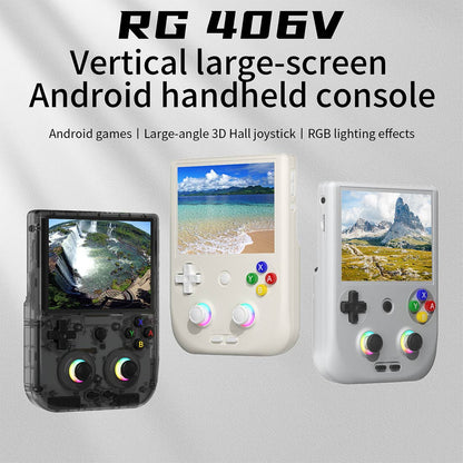 Retro Handheld Game Console Anbernic RG406V - Android 13 Vertical IPS RGB Portable Gaming Handheld 5500mAh