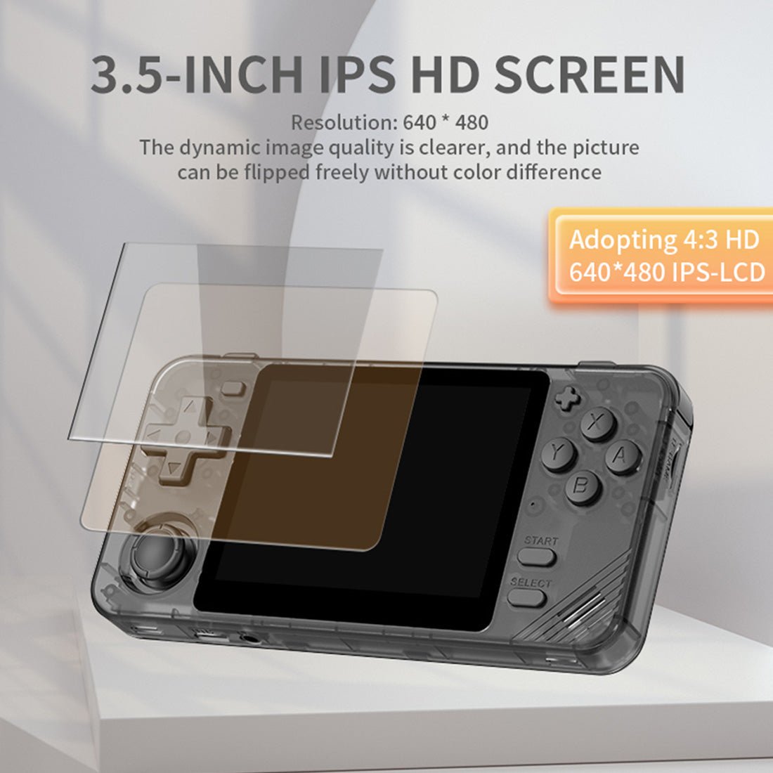 Handheld Game Console Powkiddy RGB10X Retro Gaming 3.5-inch IPS 10000 Games Preloaded