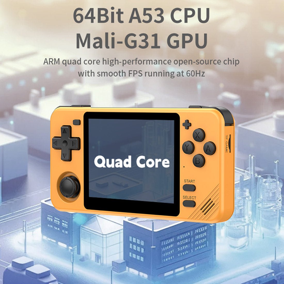 Handheld Game Console Powkiddy RGB10X Retro Gaming 3.5-inch IPS 10000 Games Preloaded