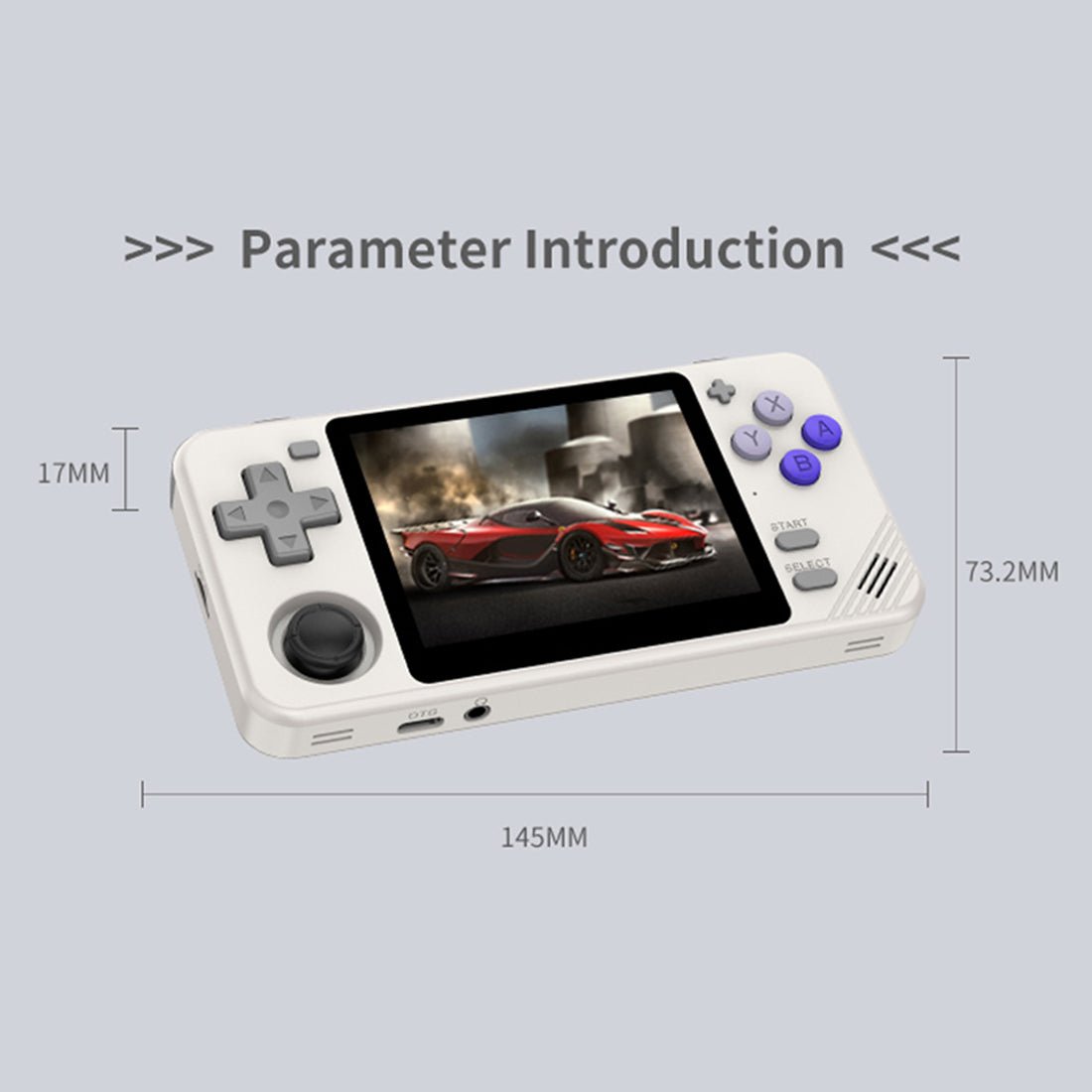 Handheld Game Console Powkiddy RGB10X Retro Gaming 3.5-inch IPS 10000 Games Preloaded
