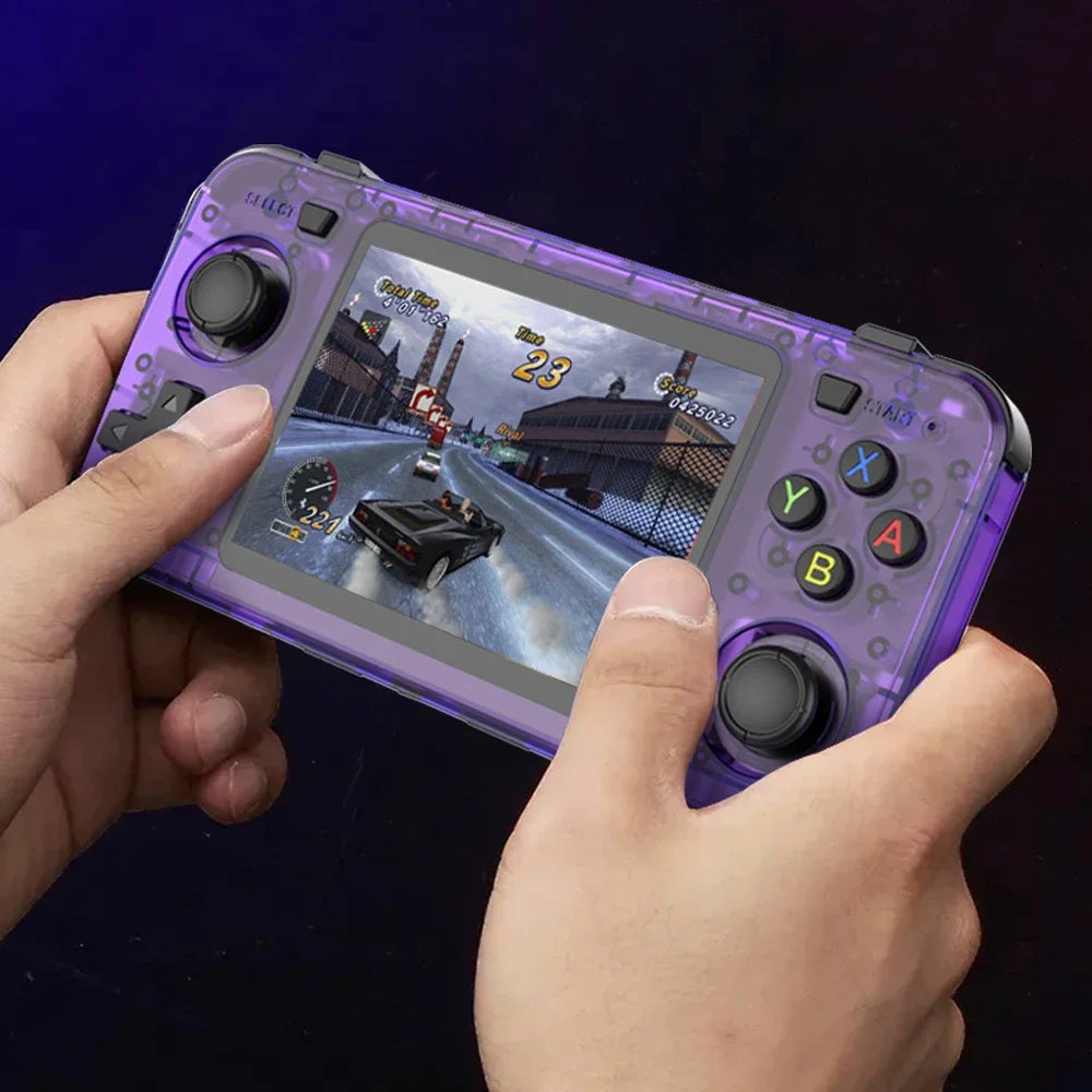 Handheld Game Console R36H – Replaceable Battery Dual SD Slot 15000 Games