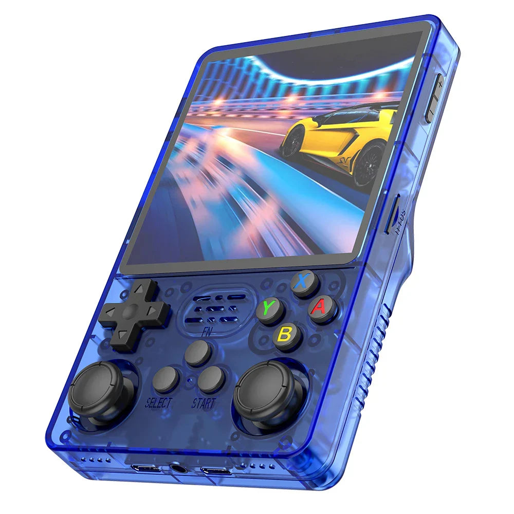 Handheld Game Console R36S Plus – 4" IPS 15000 Preloaded Games Wi-Fi Linux