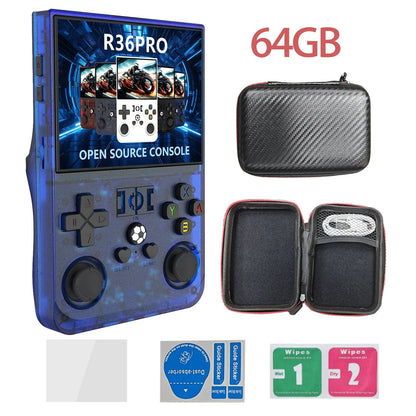 Handheld Game Console R36PRO – Hall Effect Joystick 30+ Emulators 4000mAh
