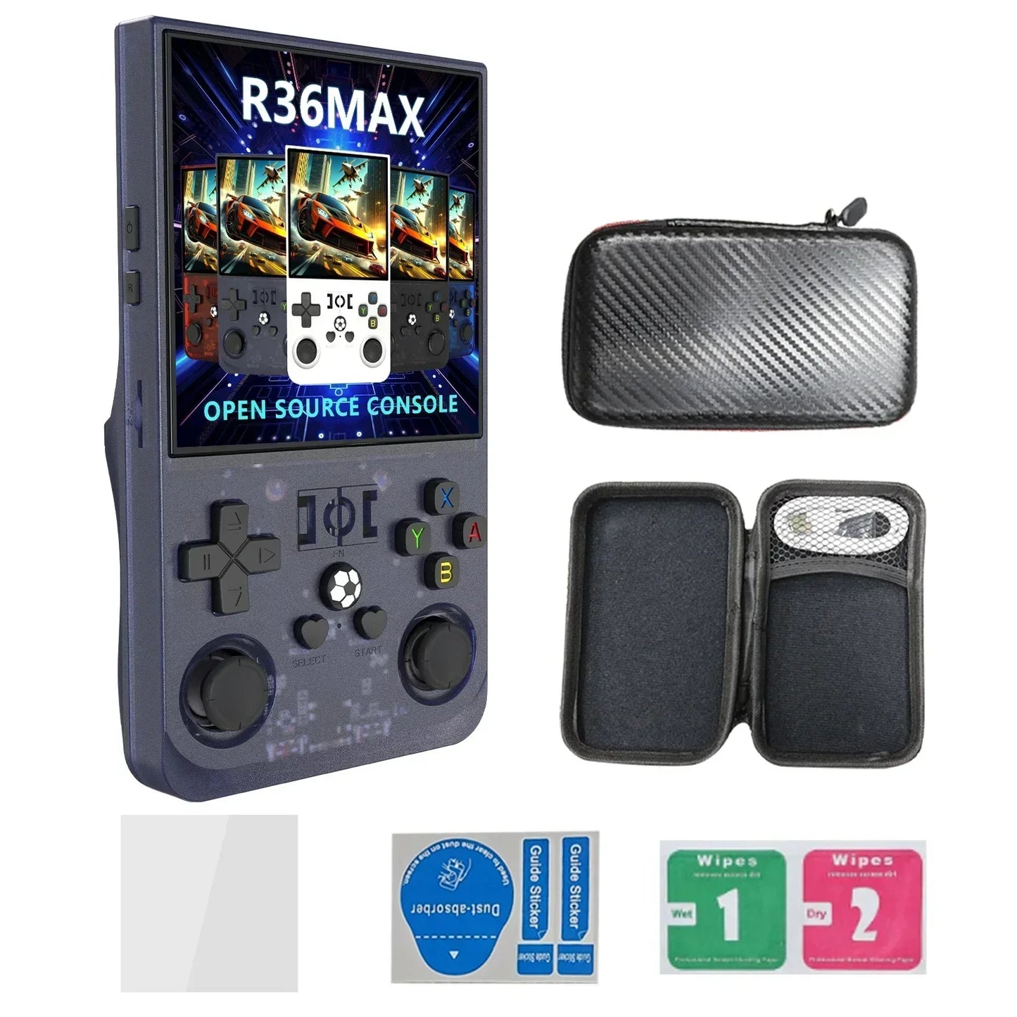Handheld Game Console R36 Max – 4.0" IPS 720x720 4000mAh 18000 Games Linux