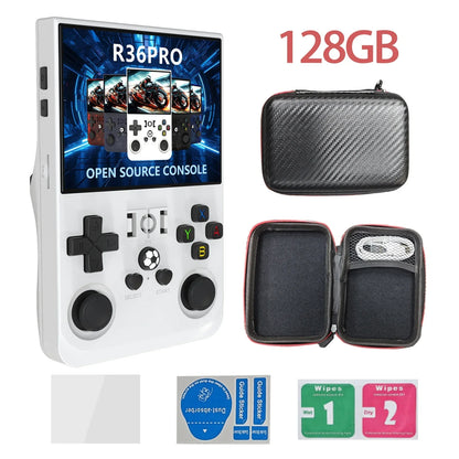 Handheld Game Console R36PRO – Hall Effect Joystick 30+ Emulators 4000mAh