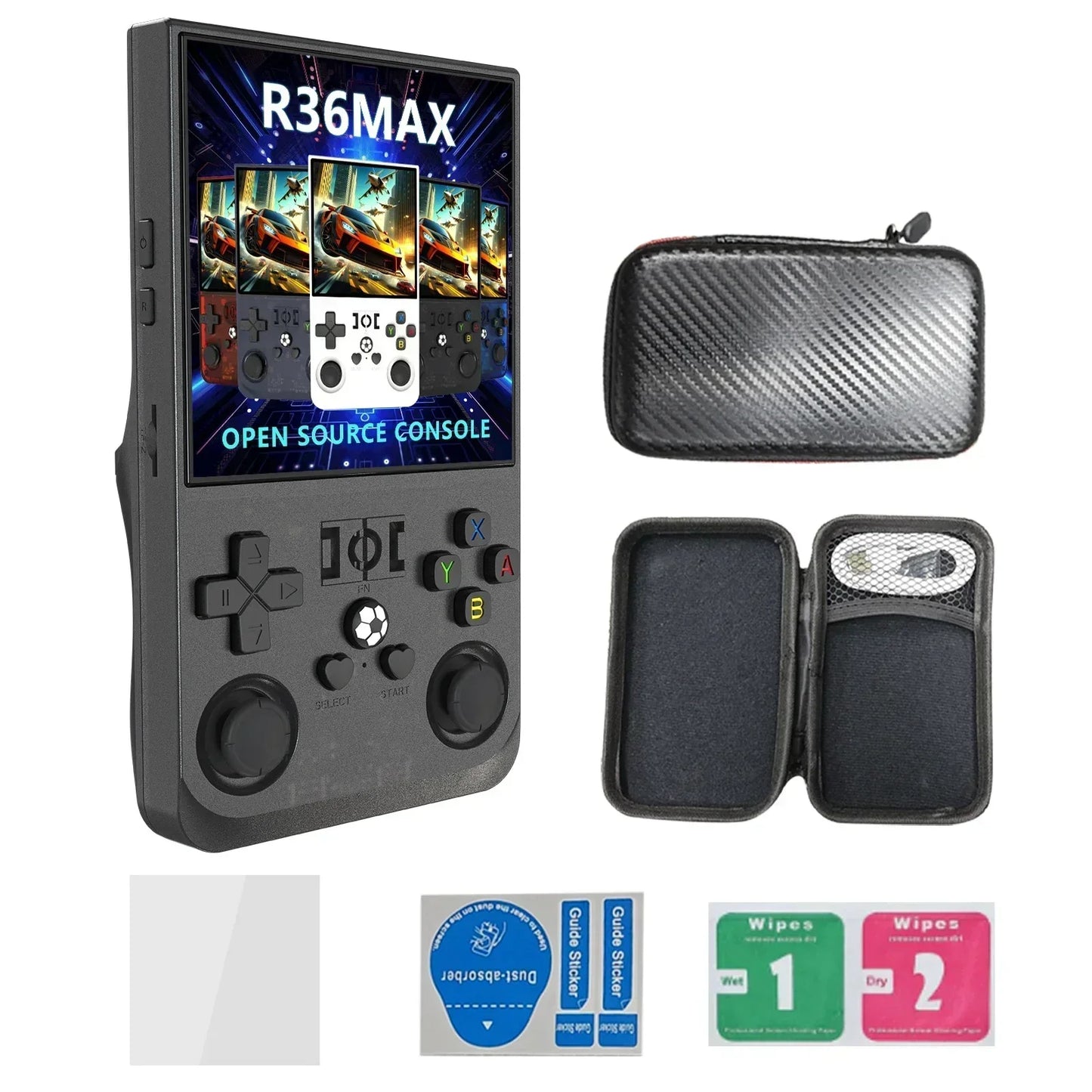 Handheld Game Console R36 Max – 4.0" IPS 720x720 4000mAh 18000 Games Linux