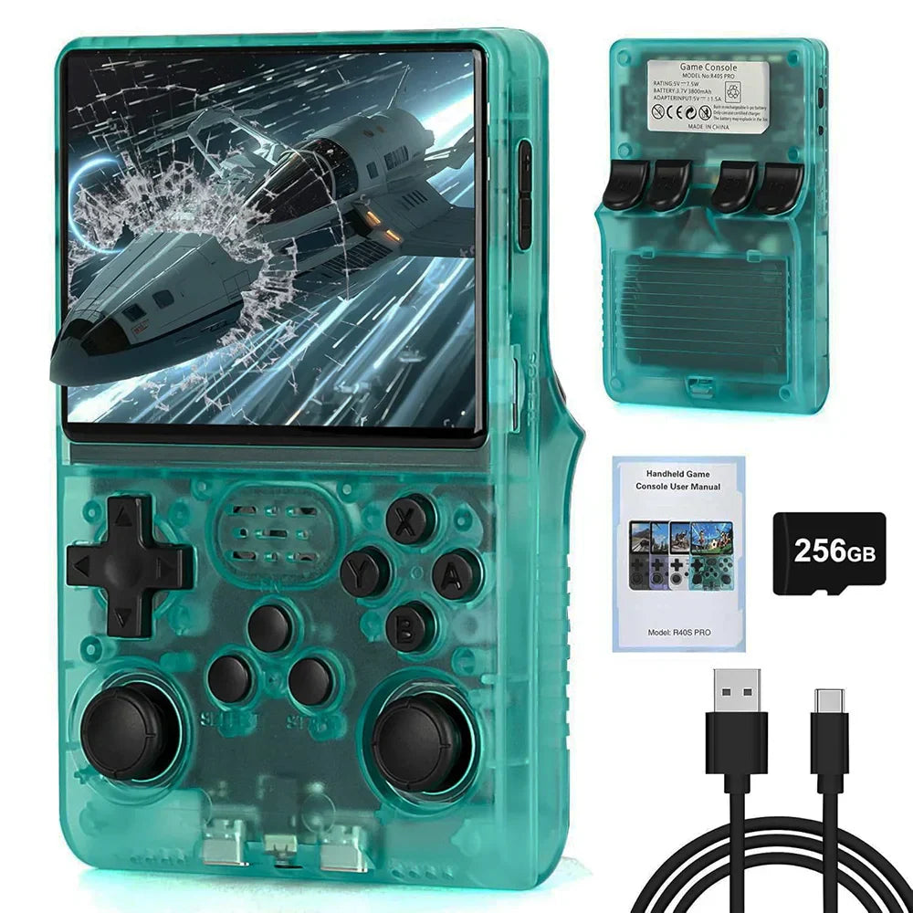 Handheld Game Console R40S Pro – 15000 Preloaded Games Retro Emulator Wi-Fi